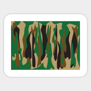 Military Camouflage Pattern Sticker